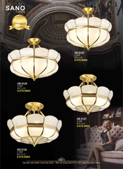 catalogue và bảng giá đèn trang trí SANO 39