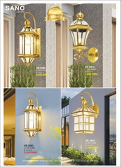 catalogue và bảng giá đèn trang trí SANO 41