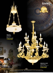 catalogue và bảng giá đèn trang trí SANO 5