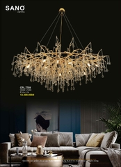 catalogue và bảng giá đèn trang trí SANO 53