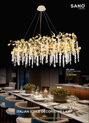 catalogue và bảng giá đèn trang trí SANO 56