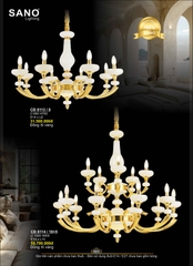 catalogue và bảng giá đèn trang trí SANO 6