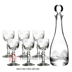 BỘ BÌNH RƯỢU MÀI KHUYẾT