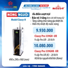 MÁY LỌC NƯỚC NÓNG NGUỘI ROBOT R.O + UF CLASSY PRO 339GHK-UR