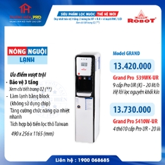 MÁY LỌC NƯỚC NÓNG NGUỘI LẠNH R.O + UF GRAND PRO 5410W-UR
