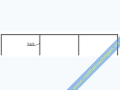 Vách ngăn mặt bàn kính VMB03K6