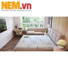 EUMIXED - NỆM FOAM LIÊN KẾT BÔNG VẢI GẤM XỐP GẤP 3 KIM CƯƠNG