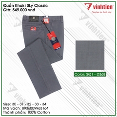 Quần KaKi 0Ly Trung Niên Classic 549 Vĩnh Tiến - SQ1-D368