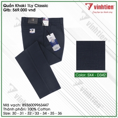 Quần KaKi 1Ly Trung Niên Classic 569 Vĩnh Tiến - SX4-D342