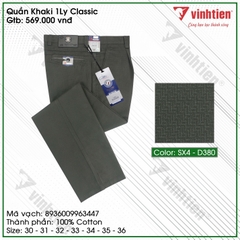 Quần KaKi 1Ly Trung Niên Classic 569 Vĩnh Tiến - SX4-D380