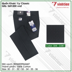 Quần KaKi 1Ly Trung Niên Classic 569 Vĩnh Tiến - SX4-D381