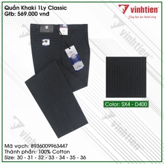 Quần KaKi 1Ly Trung Niên Classic 569 Vĩnh Tiến - SX4-D400