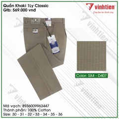 Quần KaKi 1Ly Trung Niên Classic 569 Vĩnh Tiến - SX4-D407