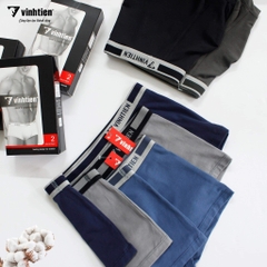 Combo 4 Quần Lót Boxer Nam Cotton Vĩnh Tiến - Nhiều Màu