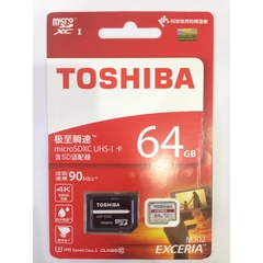 Thẻ nhớ Toshiba Exceria micro SDXC 64G 90MB/s