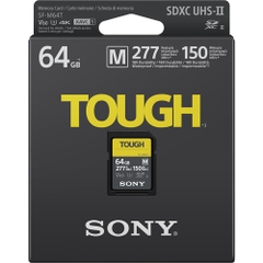 Thẻ nhớ Sony 64GB SDXC SF-M series TOUGH UHS-II 277/150MB/s