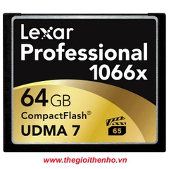 Thẻ nhớ 64GB CF Lexar Professional 1066X 160M/s