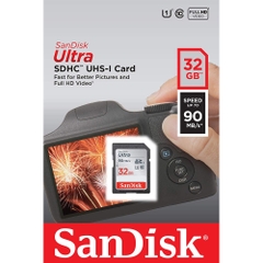 Thẻ nhớ SanDisk SDHC Ultra 32GB 90mb/s