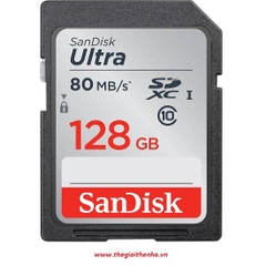 Thẻ nhớ SanDisk SDXC Ultra 128GB Class 10 80mb/s