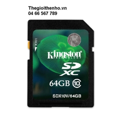 Thẻ nhớ Kingston SDHC 64GB class 10