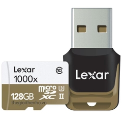 Thẻ nhớ Lexar 128GB Professional microSDXC UHS-II card (1000x)