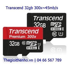 Thẻ nhớ Transcend Micro SDHC 32GB class 10 UHS-I