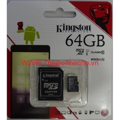 Thẻ nhớ Kingston Micro SDXC 64GB 80MB/s