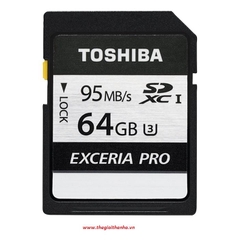 Thẻ nhớ Toshiba EXCERIA SDXC 64GB 95/75MB/s UHS-I Class 10 U3