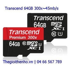 Thẻ nhớ Transcend Micro SDXC 64GB class 10 UHS-I