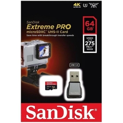 Thẻ nhớ Sandisk Micro SDXC 64GB 275/100MB/s