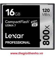 Thẻ nhớ 16GB CF Lexar Professional 800X 120MB/s