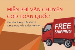 Miễn phí vận chuyển và giao hàng COD toàn quốc cho đơn hàng trên 600K