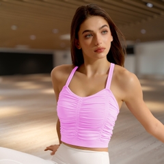 Áo tập xếp ly phồng BRA5123 beYoga