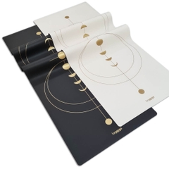 Thảm tập yoga định tuyến vàng kim PU mật độ cao beYoga