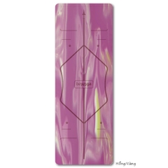 Thảm yoga vân mây định tuyến cao su PU beYoga