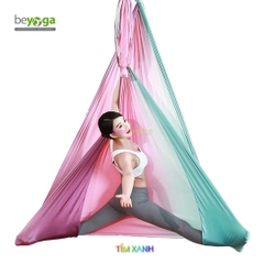 Võng tập yoga vải lụa đa sắc beYoga