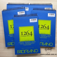 Sổ sketchbook Fabriano 1264 Drawing 180gsm lò xo