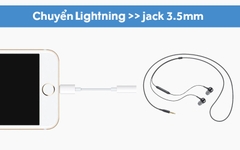 Cáp chuyển đổi Lightning sang 3.5mm (Hàng bóc máy)