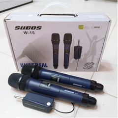 Bộ microphone không dây 2GOOD W-15 (2 Mic)