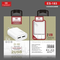 Củ sạc 2 cổng USB Earldom ES-183