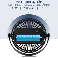 Quạt mát mini kẹp XH-09