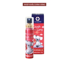 XỊT HỌNG ÚC COUGH & LUNG FRESHER SPRAY 25ML HƯƠNG DÂU TÂY