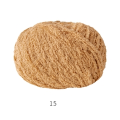 Len Bông Xù Cuộn 50gr Gồm 42 Màu Sợi To, Dụng Cụ Móc Len Cho Người Mới Bắt Đầu