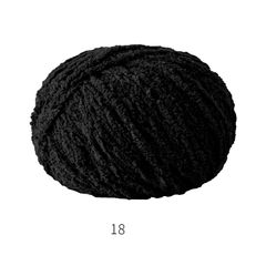Len Bông Xù Cuộn 50gr Gồm 42 Màu Sợi To, Dụng Cụ Móc Len Cho Người Mới Bắt Đầu