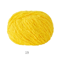 Len Bông Xù Cuộn 50gr Gồm 42 Màu Sợi To, Dụng Cụ Móc Len Cho Người Mới Bắt Đầu