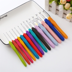 Kim móc len cho người mới bắt đầu đủ các size 2mm-10mm , dụng cụ kim móc len cán dẻo phù hợp với dòng len milk cotton