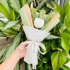 Bó Hoa Tulip LYLYCRAFT Bằng Len Handmade Đan Thủ Công Quà Tặng 8/3 Dành Cho Mẹ, Bạn Gái, Người Yêu ( Hàng Có Sẵn)