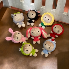 Móc Khoá Len Milk Cotton Handmade LYLYCRAFT Quà Tặng Sinh Nhật Móc Chìa Khoá Cute Dành Cho Bạn Gái