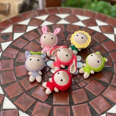 Móc Khoá Len Milk Cotton Handmade LYLYCRAFT Quà Tặng Sinh Nhật Móc Chìa Khoá Cute Dành Cho Bạn Gái