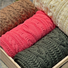 Khăn Len Choàng Cổ LYLYCRAFT Handmade Đan Tay Chất Liệu Len Vissco Nhập Khẩu - KHL102